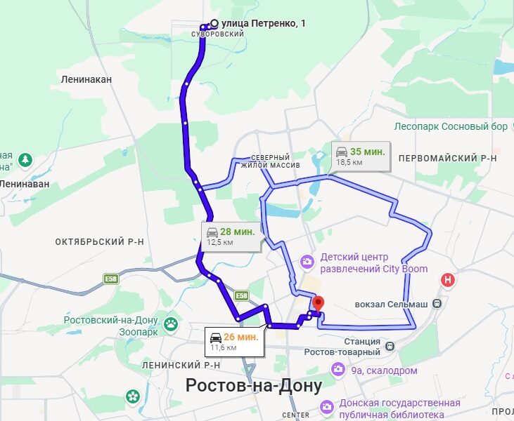 ЖК Суворовский улица Петренко 1 - Роствертол